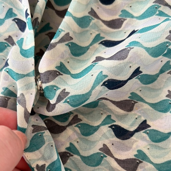 Cabi Bird Print Sleeveless Blouse - Picture 3 of 5